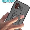 Nakedcellphone Combo for Samsung Galaxy XCover 7 Pro - Rugged Phone Case with Stand and Belt Clip Holster Holder - 4 of 4