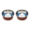 Country Living Set of 2 Farmhouse-Style Stainless Steel Dog Bowls – Available in 2 Sizes & 5 Colors - 2 of 4