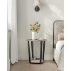 Round Side End Table, 2-Tier Accent Bedside Table with Storage Shelf, Easy Assembly - 4 of 4