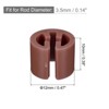 Unique Bargains Fit 0.14 Inch Rod Clothes Hanger Color Coding Markers Blank Tags 150 Pcs - 2 of 4