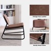 FERPIT Metal Framed Accent Chair, Minimalist Style Lounge Chair For Living Room Bedroom Office Apartment With Solid Metal Frame - 2 of 4