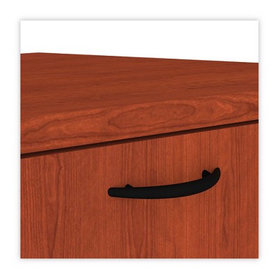 Medium Cherry 34'' Wide Lockable 2-Drawer Lateral File Cabinet