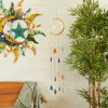 41.5" Iron Contemporary Moon and Star Windchime Gold/Orange/Blue - Olivia & May: Wall-Mounted Outdoor Decor - 3 of 4