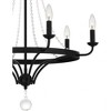 Quoizel Lighting Adelaide 6 - Light Chandelier in  Matte Black - 4 of 4