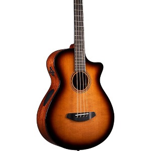 Breedlove Organic Solo Pro CE Red Cedar-African Mahogany Concerto Acoustic-Electric Bass Guitar Edge Burst - 1 of 4