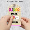 Big Dot of Happiness 70's Disco - 1970s Disco Fever Party Game Pickle Cards - Dare, Drink, Think Pull Tabs - Set of 12 - 2 of 4