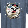 Women's - Disney - Ski With Me Short Sleeve Graphic T-Shirt - 2 of 4
