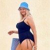 Women's Alluring One-Piece Swimsuit with Criss-Cross Back Detail - Cupshe - 2 of 4