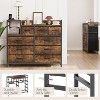 Acekool 9-Drawer Storage Dresser with Charging Station – TV Stand & Organizer for Bedroom or Living Room - 4 of 4