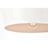 Elegant Lighting Nora Collection Pendant D11.5in H9in Lt:1 frosted white and natural wood finish - 4 of 4