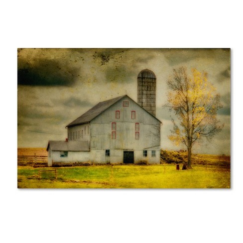 Lois Bryan 'ikd Barn On Stormy Afternoon' Canvas Art-22x32 : Target