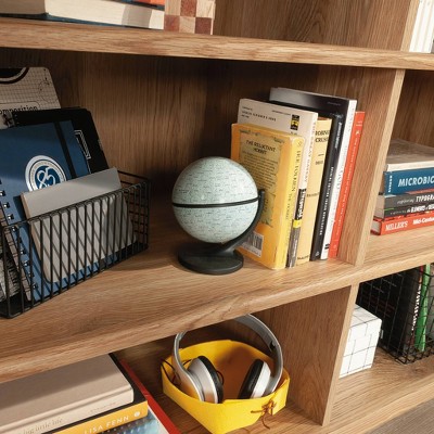 Dover Edge Timber Oak Cubby Storage Bookcase with Adjustable Shelves