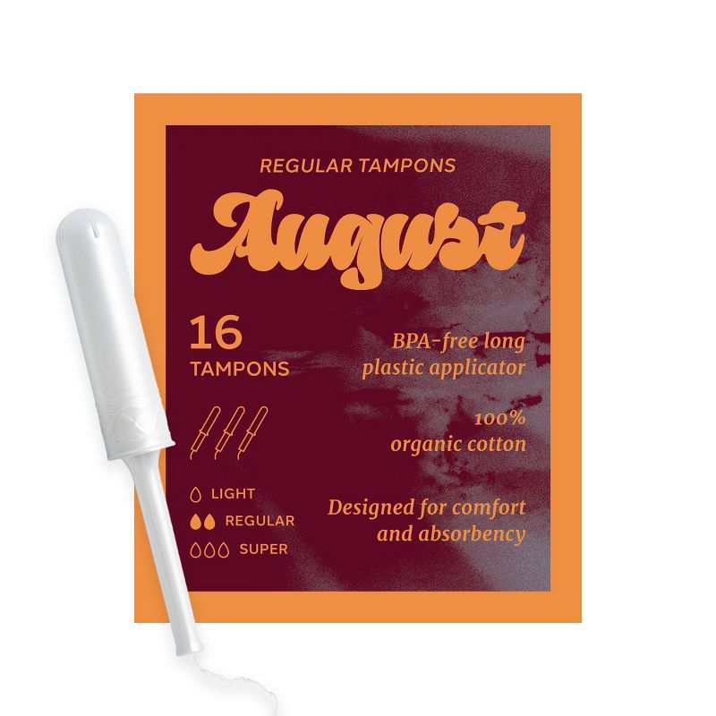 Its August Regular Tampons - 16pk, 1 of 9