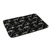 Deny Designs Kids' Lathe and Quill Dinosaur Fossils on Black Memory Foam Machine Washable Bath Mat - 2 of 4