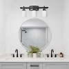3-Light Essentix Contemporary Vanity Uplight Downlight Wall Mounted Fixture - Lalia Home - 3 of 4