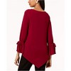 Alfani Womens Ruffled-Sleeve Knit Blouse - 2 of 3