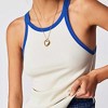 Women's Ribbed Scoop‑Neck Tank ，Casual Slim Fit, Sleeveless Leisure Style Cherie Code - 4 of 4