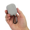 Insten Silicone Case Compatible with Airpods 3 3rd Gen 2021 Earbuds Protective Cover with Carrying Keychain for Girls Women Boys Men, Gray - 2 of 4