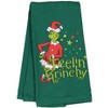 Grinch Oven Mitt Set Dr Seuss How The GRINCH Stole Christmas Feelin Grinchy Kitchen Oven Mitt Towel Set Baking Cooking Multicolored - 2 of 4