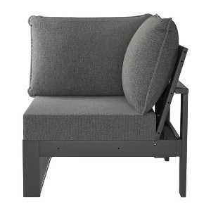 WestinTrends Montara Outdoor HDPE Sectional Corner Sofa Seat with Water-Proof Cushions - 1 of 4