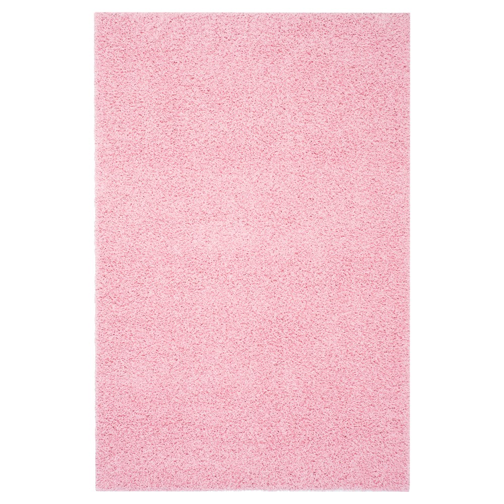 6'x9' Reedley Solid Loomed Area Rug Pink - Safavieh