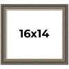 PosterPalooza | Weathered Black Picture Frame - UV Acrylic, Backing Board, Hanging Hardware Included - 2 of 4