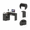 Vynxaria Computer Desks L-Shaped Desk CPU Storage Corner Design for Home Offices Spacious Work Surface Suitable for Working From Home - 2 of 4