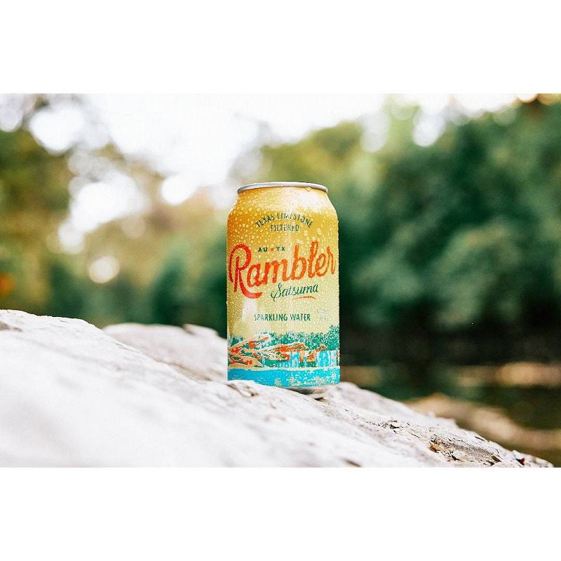 Rambler Satsuma Sparkling Water - 8pk/12 fl oz Cans, 4 of 6