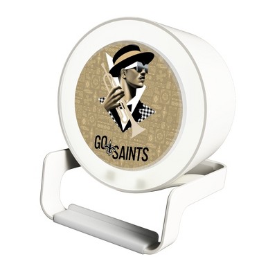 Keyscaper New Orleans Saints 2024 Edition Night Light Charger and Bluetooth Speaker