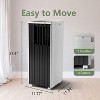 Garvee 8000 BTU Portable Air Conditioner with Dehumidifier and Fan for Rooms up to 350 sq ft 5-Star Energy Rated,White - 2 of 4