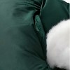 Munora 2-Pack Bread Pillows Dark Green, Natural Cotton Filling, Adjustable Loft, Hypoallergenic Sleep Support - 2 of 4