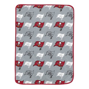 NFL Tampa Bay Buccaneers Logo Roll Ultra Soft Blanket - 1 of 3
