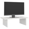 Aghana Digitals Minimalist White Solid Pinewood Monitor Riser - 19.7x10.6x5.9 Inch Wooden Desktop - 4 of 4