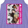 Girls' - Barbie - Happy Heart Day Graphic Sleeveless Aline Dress - 2 of 3