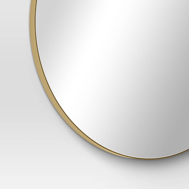 28&#34; Round Infinity Circle Mirror Brass - Threshold&#8482;, 5 of 6