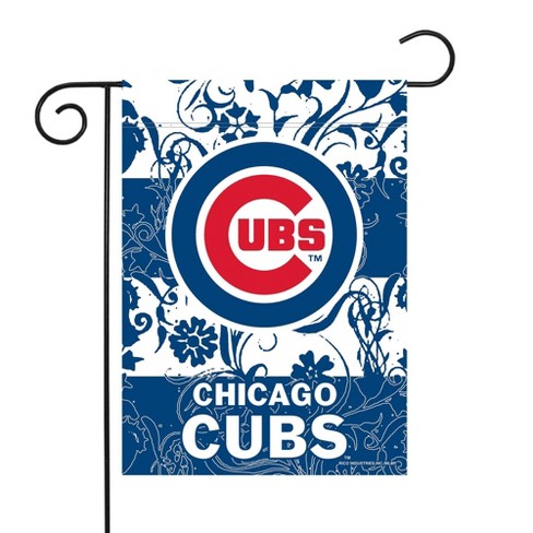 Mlb Chicago Cubs Garden Flag With Pole Target