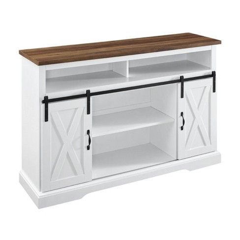 Farmhouse door deals tv stand