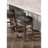 Maven Lane Alexander Swivel Vegan Leather Counter Height Bar Stool - 3 of 4