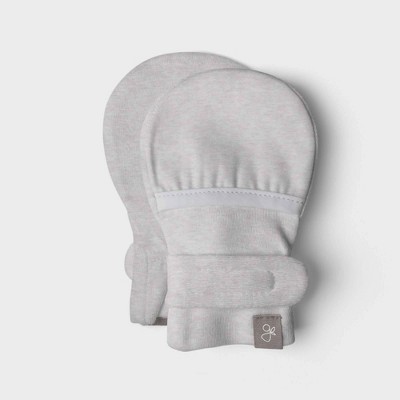Image of GoumiKids Organic Cotton Rayon from Bamboo Storm Mittens - Gray 0-3M