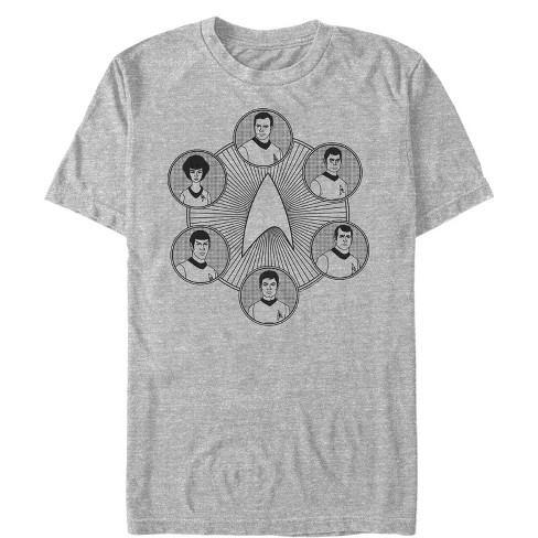 Men's Star Trek: The Animated Series USS Enterprise Crew Circle T-Shirt - image 1 of 4