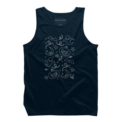 Men's Design By Humans Halloween party By makart8 Tank Top