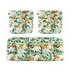 Outdoor Chair Cushions,3 Piece Loveseat Outdoor Cushions Set,Tufted/Wicker Patio Cushion for Patio Furniture All Weather,44“x19 x5,Floral - 2 of 4