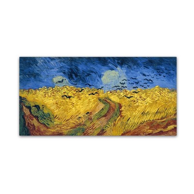 Vincent Van Gogh Wheatfield with Crows Framed Canvas Art
