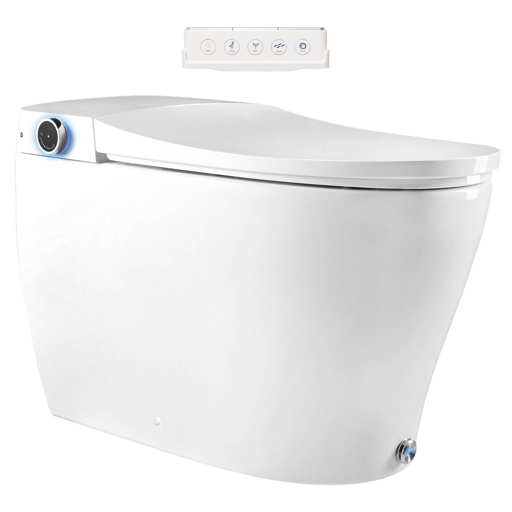 Photos - Toilet Seat BidetMate 6000 Series Electronic Smart Toilet with Remote White