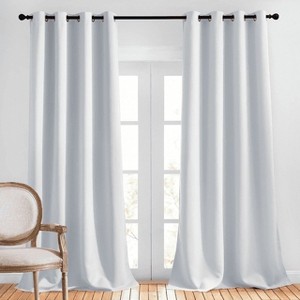 NICETOWN Grommet Top Blackout Curtains, Thermal Insulated Noise Reducing Window Drapes (Set of 2) - 1 of 4