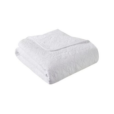 Sapphtopaz Classic Stitch Quilted Oversized Throw Blanket, 60"W x 70" Cotton-Filled Microfiber Throw Blanket for Couch or Bed