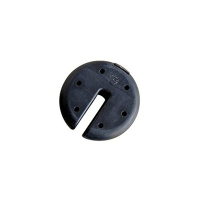 Z-Shade ZSCIRWTS-4 Black Durable Plastic Coated 5 Pound Circular Cement Core Canopy Shade Tent Outdoor Weight Plates, Set of 4