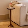 JIONJOY Small Round End Table with Metal Base for Living Room, Bedroom, or Entryway - 3 of 3