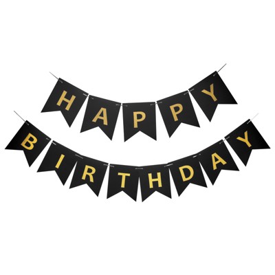 Unique Bargains Birthday Decorations Party Supplies Banner