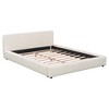 KTMBDW Bed Frame with Upholstered Headboard, Platform Bed with Wood Slats, Heavy Duty Mattress Foundation, No Box Spring Needed - 4 of 4